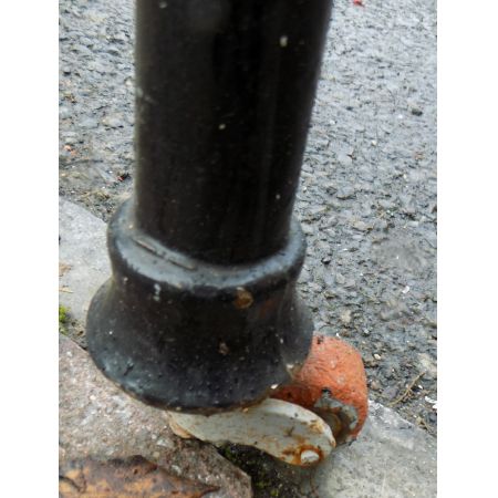 Viktorianisches Eisen Besttgestell Messing antik ca 1880