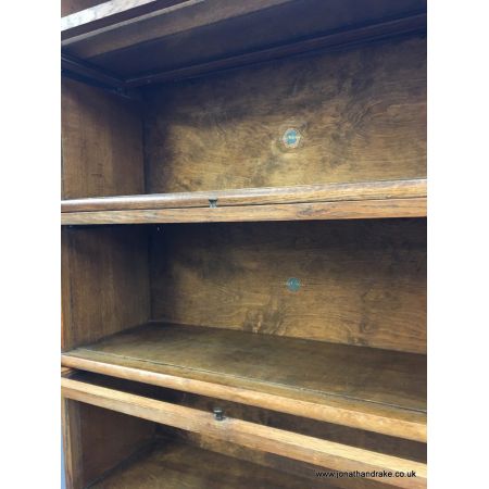 Antiker Globe Wernicke Eichenbücherschrank von 1930