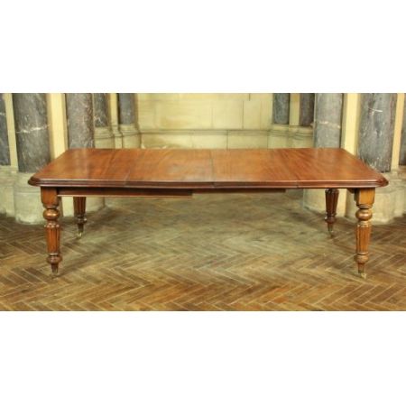 Viktorianischer Mahagoni Esstisch Massivholz antik ca 1870 