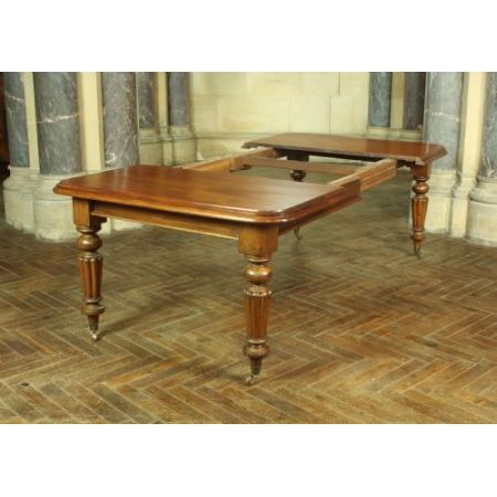 Viktorianischer Mahagoni Esstisch Massivholz antik ca 1870 