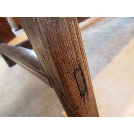 Antiker Kirschholz Esstisch Kastanienholz Massivholz ca 1800