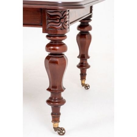 William IV Mahagoni Esstisch Massivholz antik 19. Jahrhundert