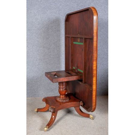 Esstisch Mahagoni Massivholztisch antik Regentschaft