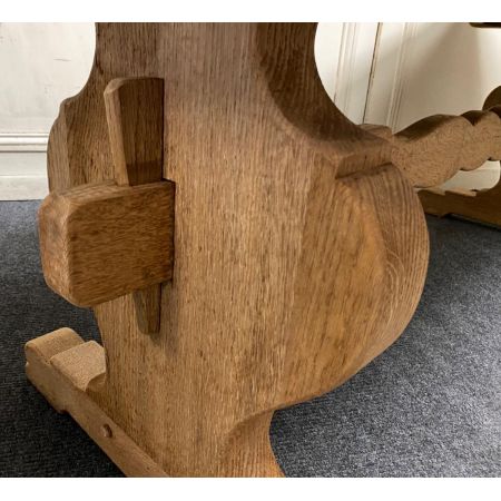 Esstisch aus gebleichter französischer Eiche antik Massivholztisch 19. Jahrhundert