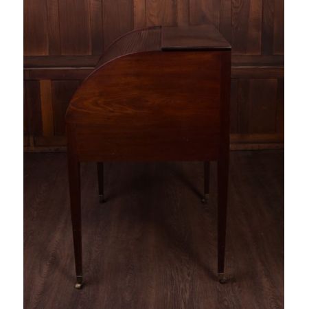 Georgianischer Mahagoni Rolltop Schreibtisch Massivholz antik