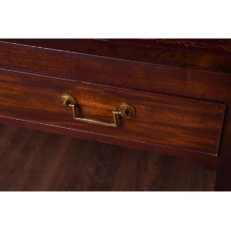 Georgianischer Mahagoni Rolltop Schreibtisch Massivholz antik