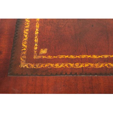 Georgianischer Mahagoni Schreibtisch Massivholz antik ca 1920