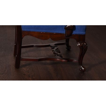 Paar niederländische Mahagoni Stühle Massivholz antik ca 1880