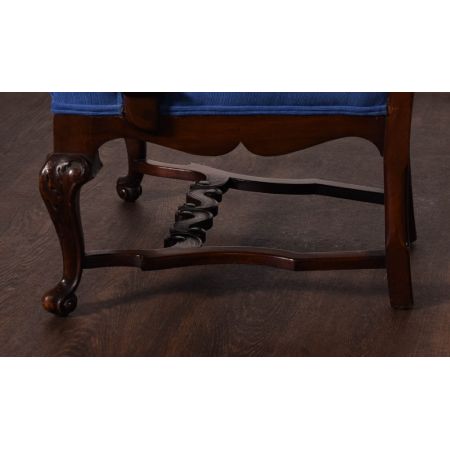 Paar niederländische Mahagoni Stühle Massivholz antik ca 1880