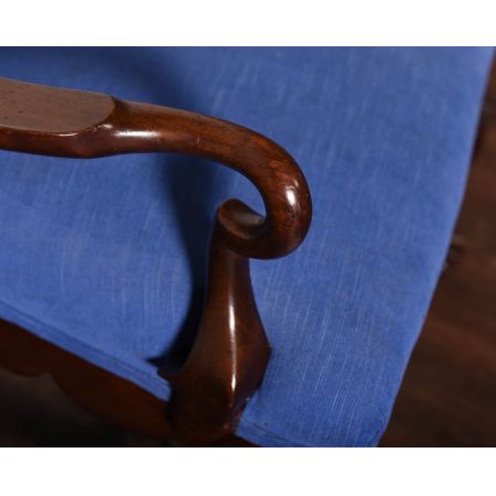 Paar niederländische Mahagoni Stühle Massivholz antik ca 1880