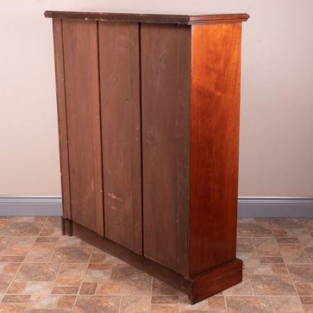 Edwardianisches Mahagoni Bücherregal Massivholz antik ca 1900