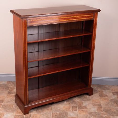 Edwardianisches Mahagoni Bücherregal Massivholz antik ca 1900