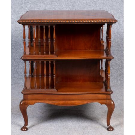 Edwardianisches Mahagoni Revolving Bookcase Massivholz antik ca 1910