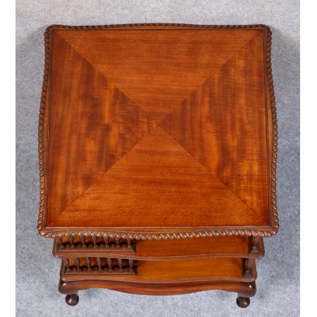 Edwardianisches Mahagoni Revolving Bookcase Massivholz antik ca 1910