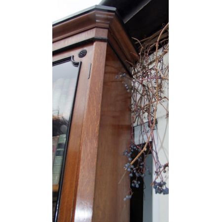 Eichen Bücherschrank Massivholz antik 19. Jahrhundert