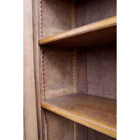 Eichen Bücherschrank Massivholz antik 19. Jahrhundert