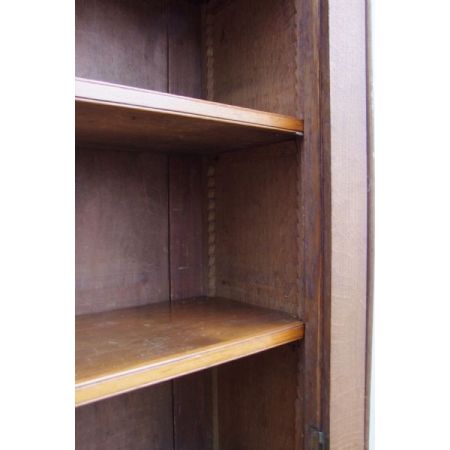 Eichen Bücherschrank Massivholz antik 19. Jahrhundert