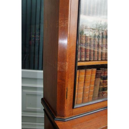 Eichen Bücherschrank Massivholz antik 19. Jahrhundert