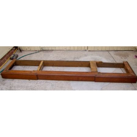 Eichen Bücherschrank Massivholz antik 19. Jahrhundert