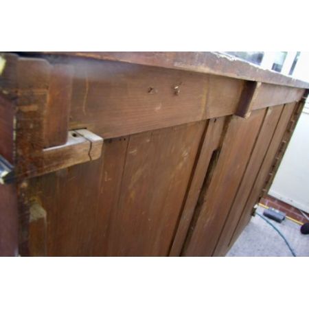 Eichen Bücherschrank Massivholz antik 19. Jahrhundert