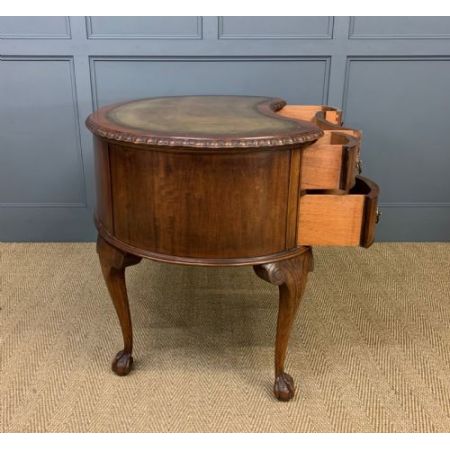 Paar edwardianische Mahagoni Schreibtische Massivholz antik ca 1900