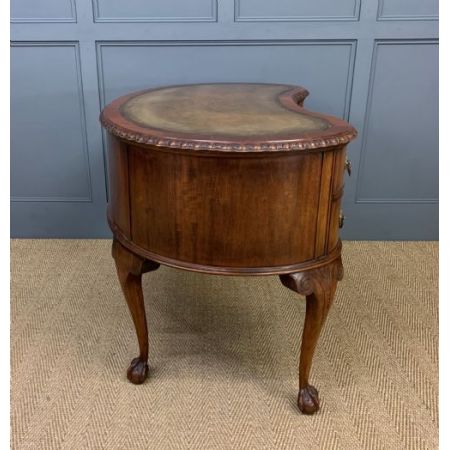 Paar edwardianische Mahagoni Schreibtische Massivholz antik ca 1900