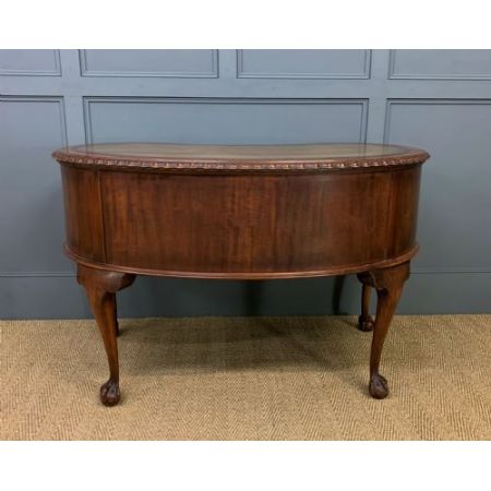 Paar edwardianische Mahagoni Schreibtische Massivholz antik ca 1900