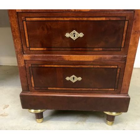 Antiker Mahagoni Schreibtisch aus Massivholz ca 1900