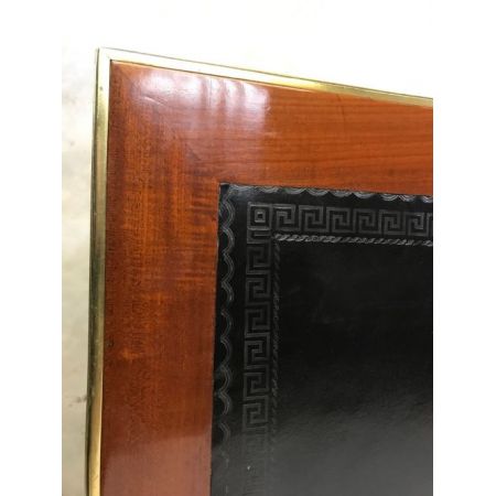 Antiker Mahagoni Schreibtisch aus Massivholz ca 1900