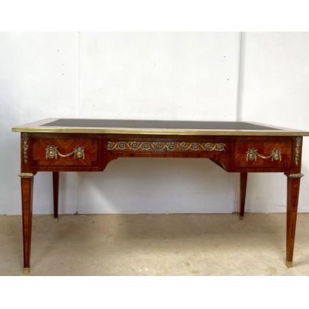 Antiker Königsholz Schreibtisch aus Massivholz