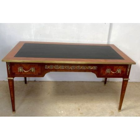 Antiker Königsholz Schreibtisch aus Massivholz