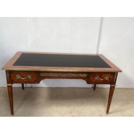 Antiker Königsholz Schreibtisch aus Massivholz