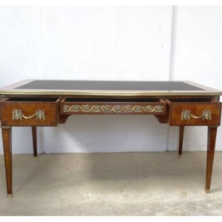 Antiker Königsholz Schreibtisch aus Massivholz