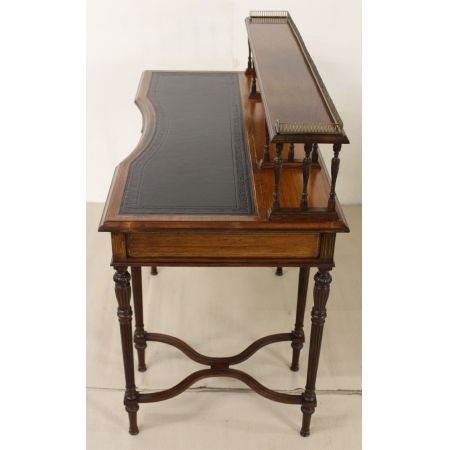 Regency Palisander Schreibtisch Massivholz antik ca 1880