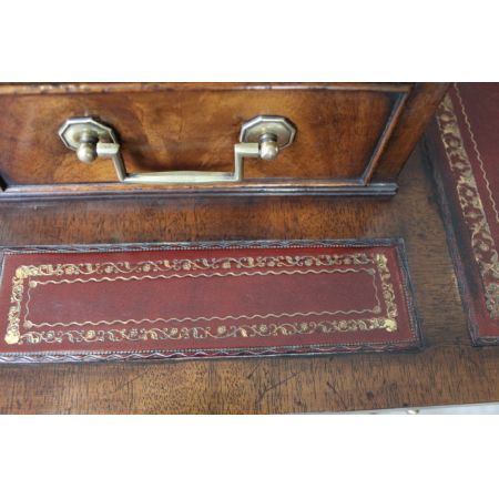 Carlton Haus Mahagoni Schreibtisch Massivholz antik 19. Jahrhundert