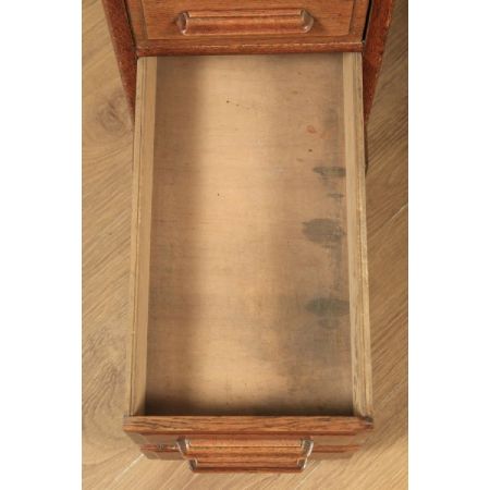 Edwardianischer Eichen Schreibtisch Massivholz antik ca 1910