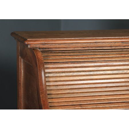 Edwardianischer Eichen Schreibtisch Massivholz antik ca 1910