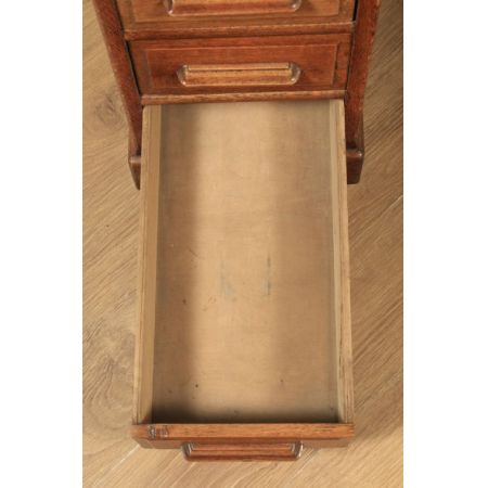 Edwardianischer Eichen Schreibtisch Massivholz antik ca 1910