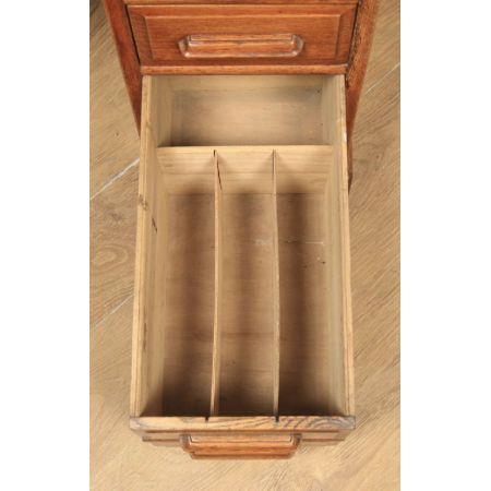 Edwardianischer Eichen Schreibtisch Massivholz antik ca 1910