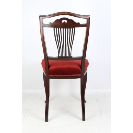 Antiker edwardianischer Dressingtable Chair aus Mahagoni 