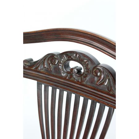 Antiker edwardianischer Dressingtable Chair aus Mahagoni 