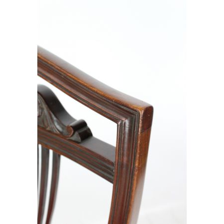 Antiker edwardianischer Dressingtable Chair aus Mahagoni 