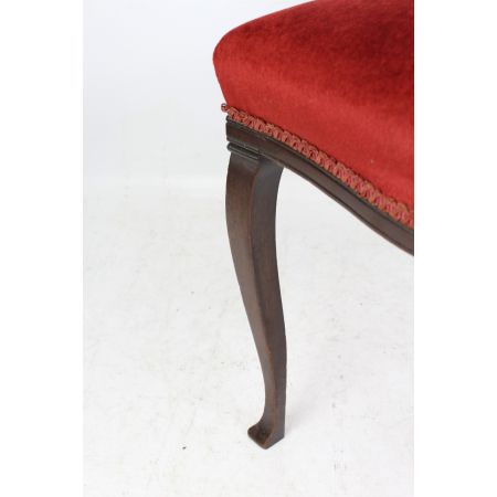 Antiker edwardianischer Dressingtable Chair aus Mahagoni 