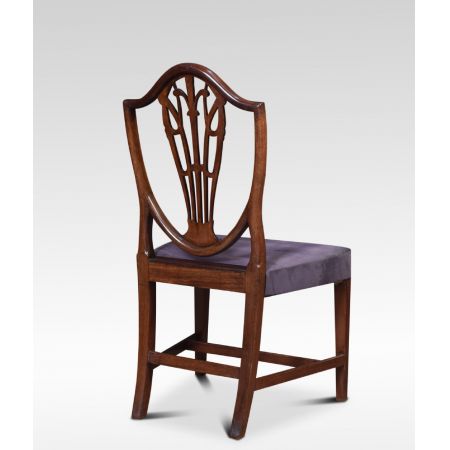 Satz von 10 Esszimmerstühlen aus Mahagoni von 1910