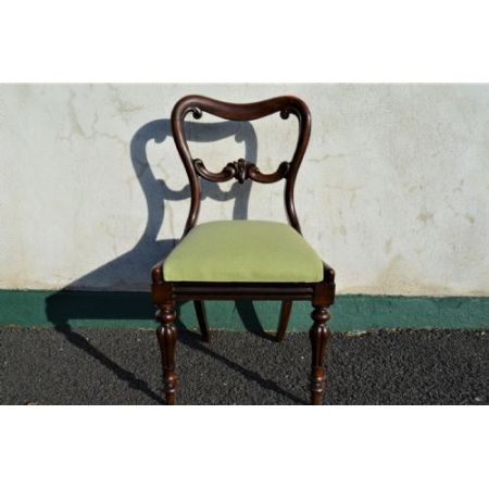 Sechs Viktorianische Palisander Stühle Massivholz antik ca 1870