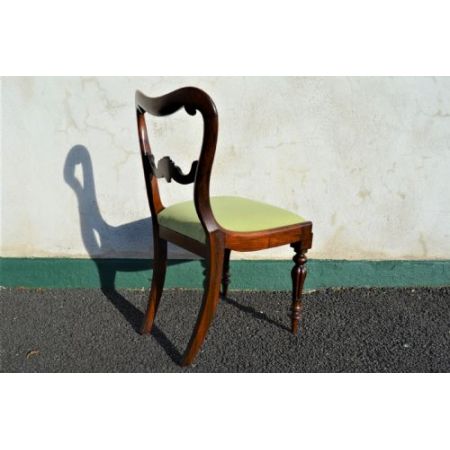 Sechs Viktorianische Palisander Stühle Massivholz antik ca 1870