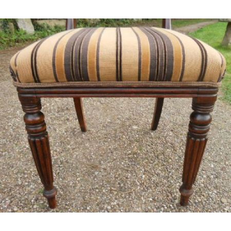 Sechs Regency Mahagoni Stühle Massivholz antik ca 1830