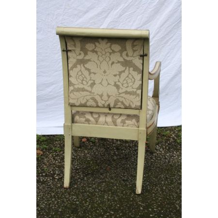 Paar italienisches Massivholz Stühle antik ca 1800