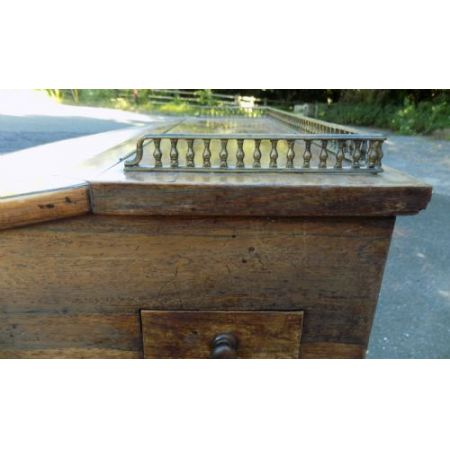 Viktorianischer Palisander Schreibtisch Massivholz antik ca 1880