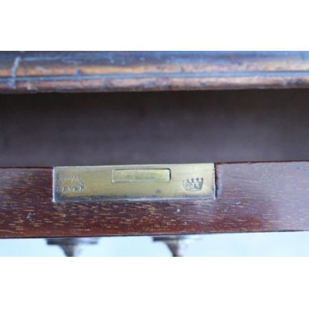 Edwardianischer Mahagoni Ladys Desk Massivholz antik ca 1900